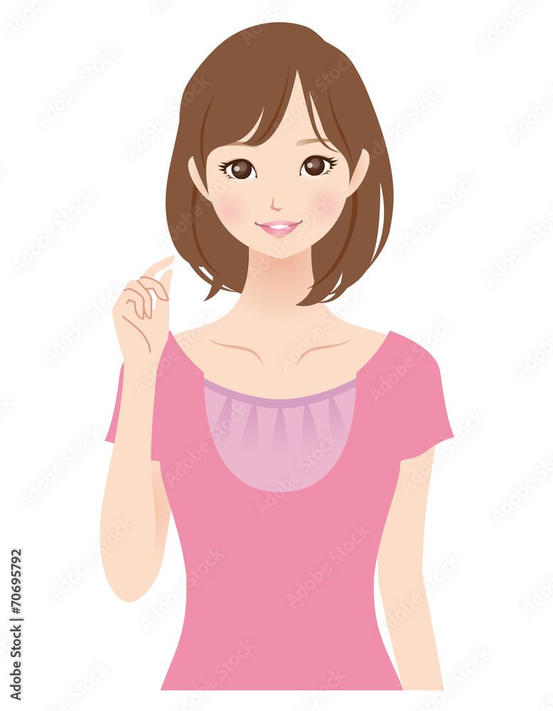 女性　表情　主婦