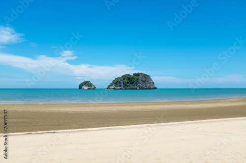 Small island in the sea in Thailand