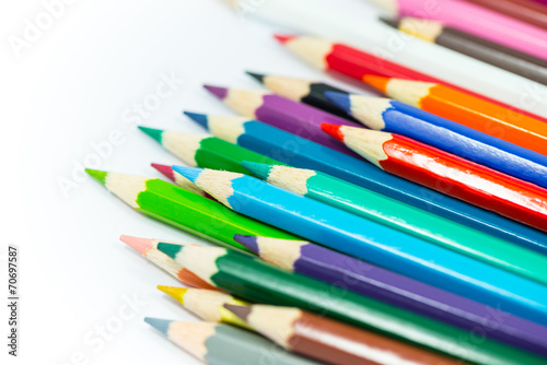 Color Pencils isolated
