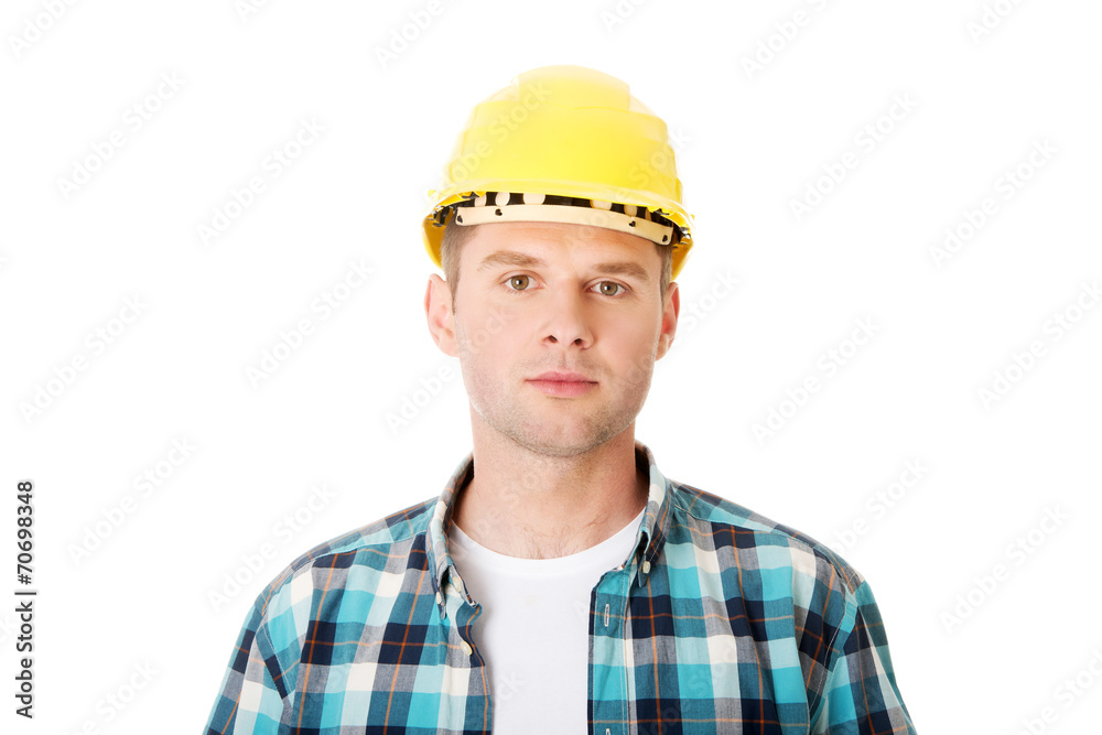 Portrait of an handsome engineer Portrait of an handsome engineer
