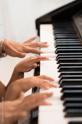 Hands of pianists