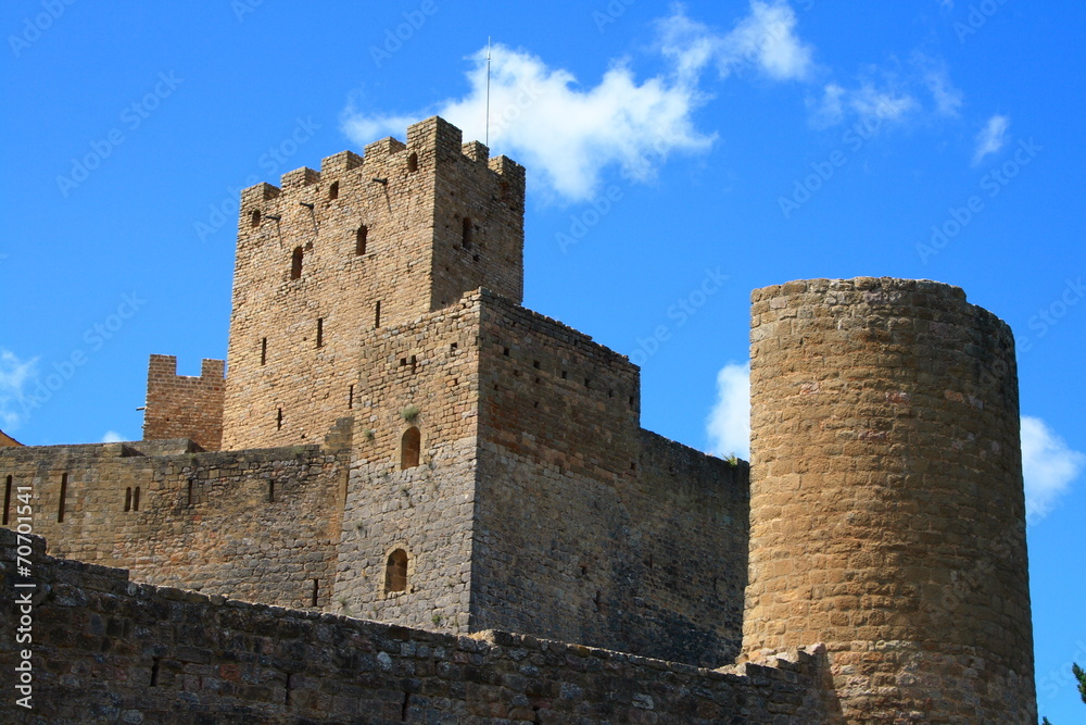 Loarre castle towers