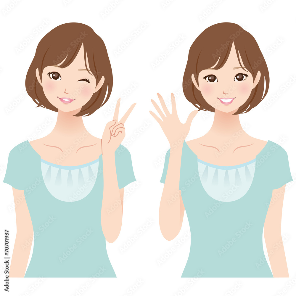 女性 表情 セット 女性 表情 セット