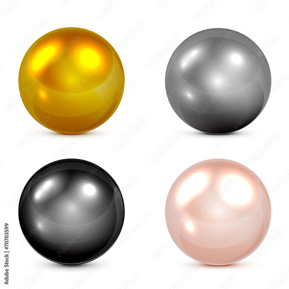 Set of spheres