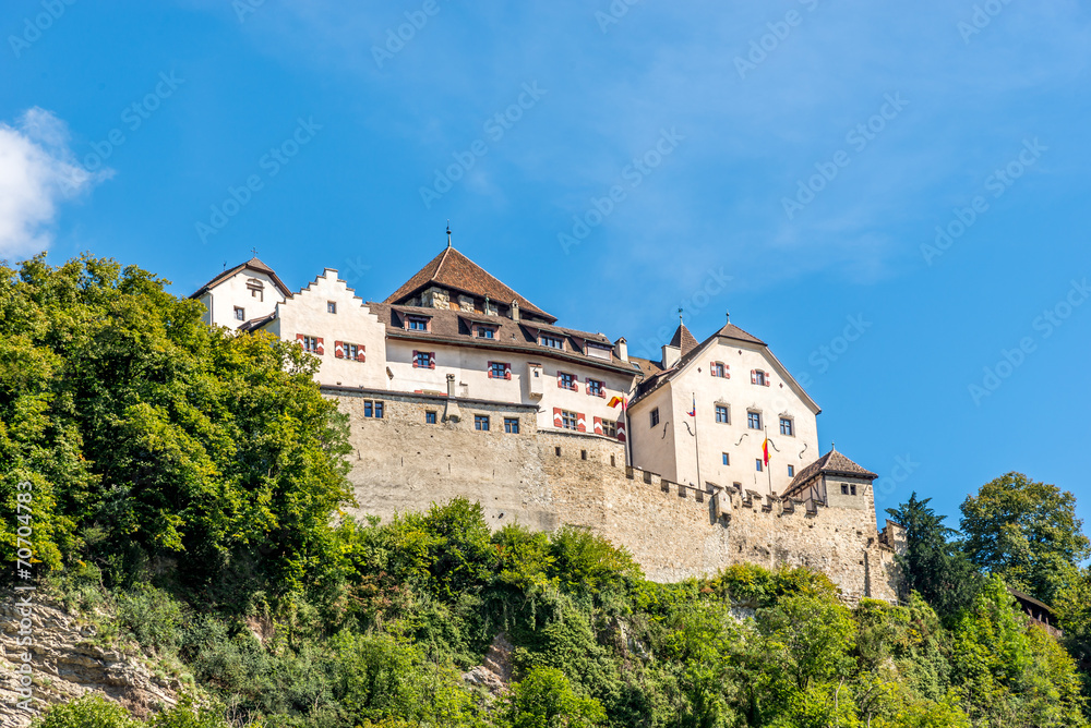 Vaduz castle in Lichtenstein