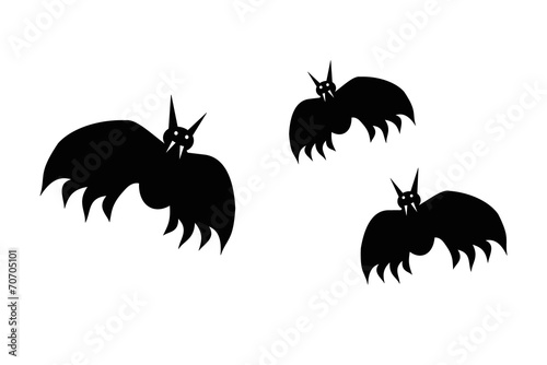 Fledermäuse an Halloween Vektor