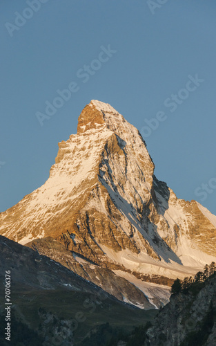 Zermatt, Bergdorf, Berggipfel, Furi, Alpen, Sommer, Schweiz photo