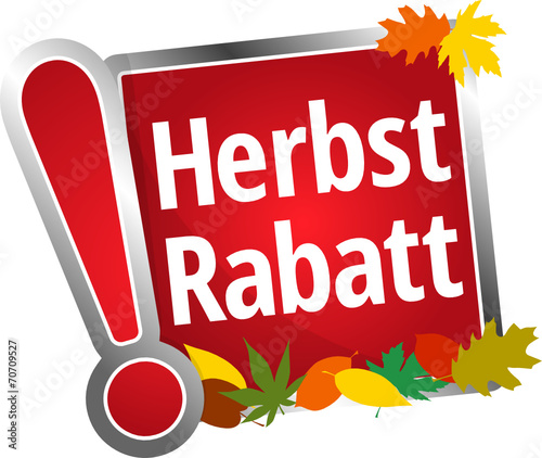 Herbst Rabatt
