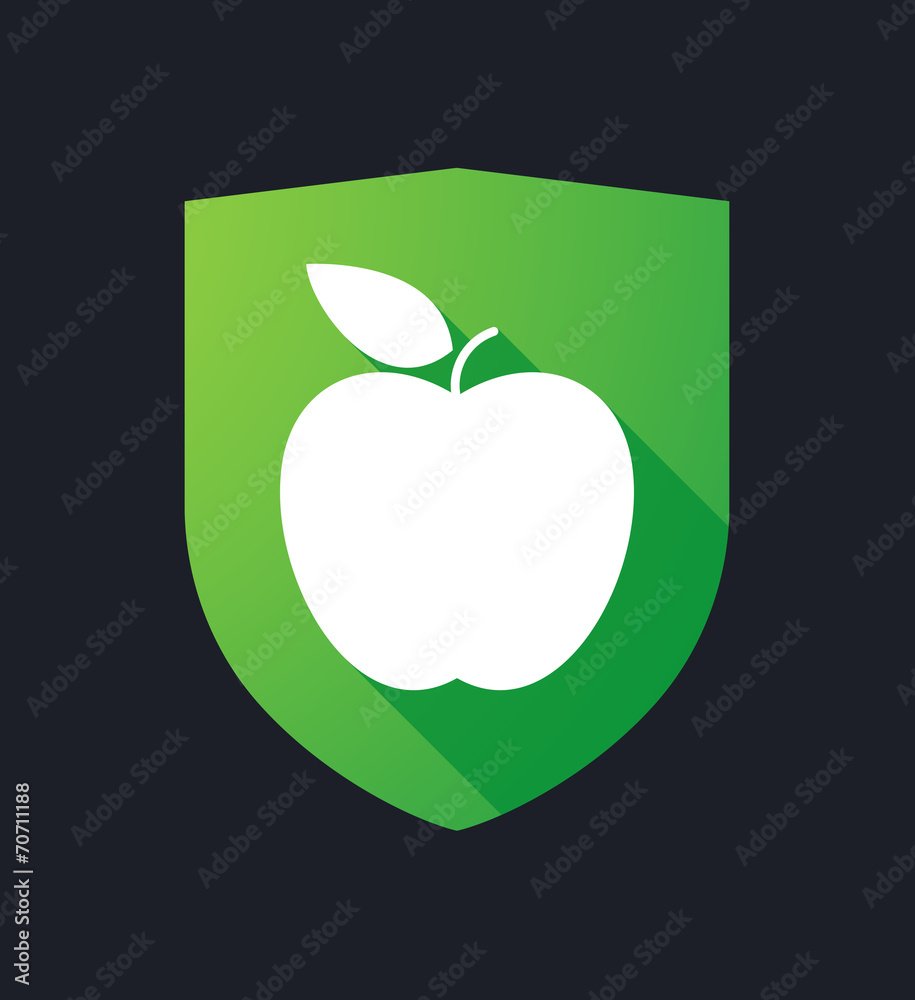 Shield with a fruit Shield with a fruit