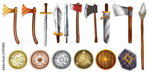 Weapons and shields