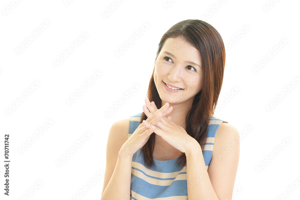 喜ぶ女性 喜ぶ女性