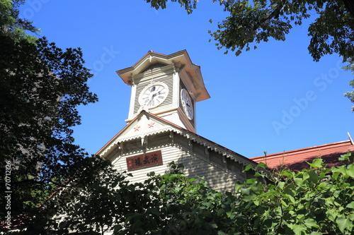 Sapporo Clock Tower in Japan