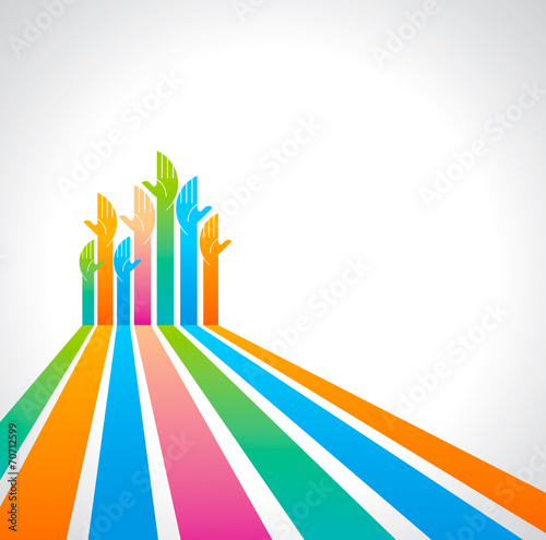 teamwork symbol design