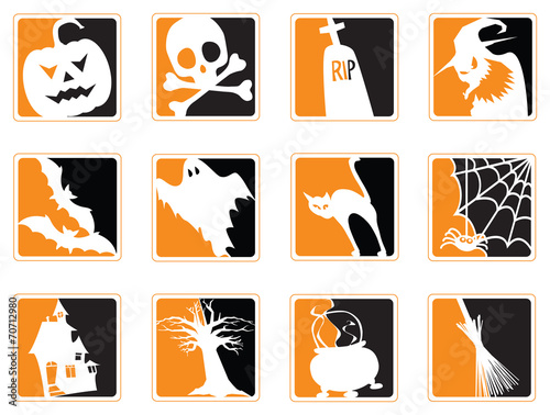 Halloween icons