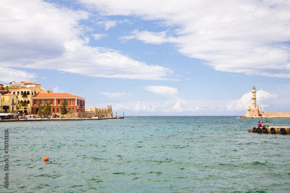 Obraz premium Chania harbor, Crete