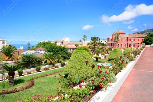 Fototapeta Naklejka Na Ścianę i Meble -  Botanical terraced garden in La Orotava town in the Tenerife.