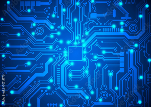 circuit board vector background photo