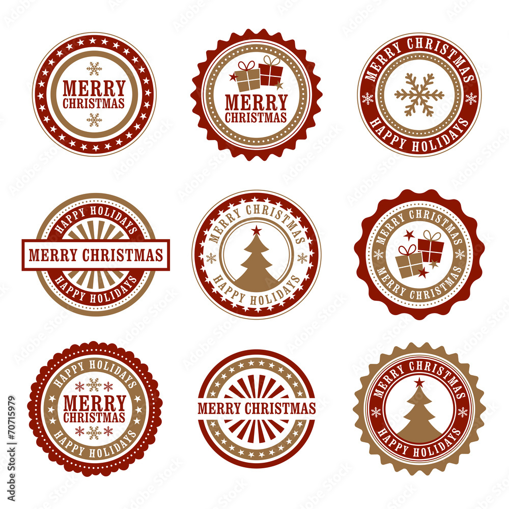 Christmas Badges