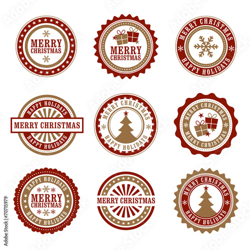 Christmas Badges