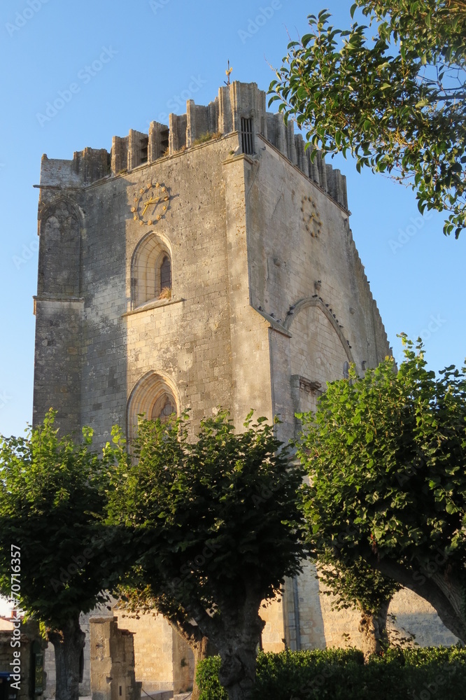 Charente-Maritime- Marsilly - Clocher de l'Eglise Saint-Pierre