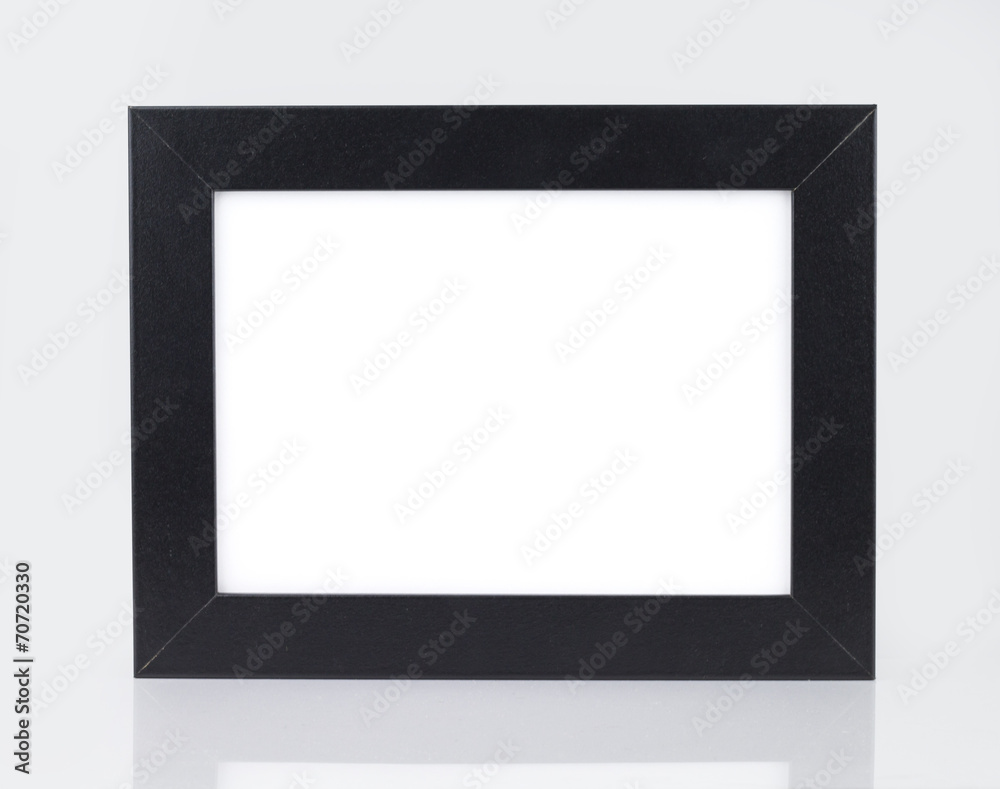Fototapeta premium photo of black picture frame