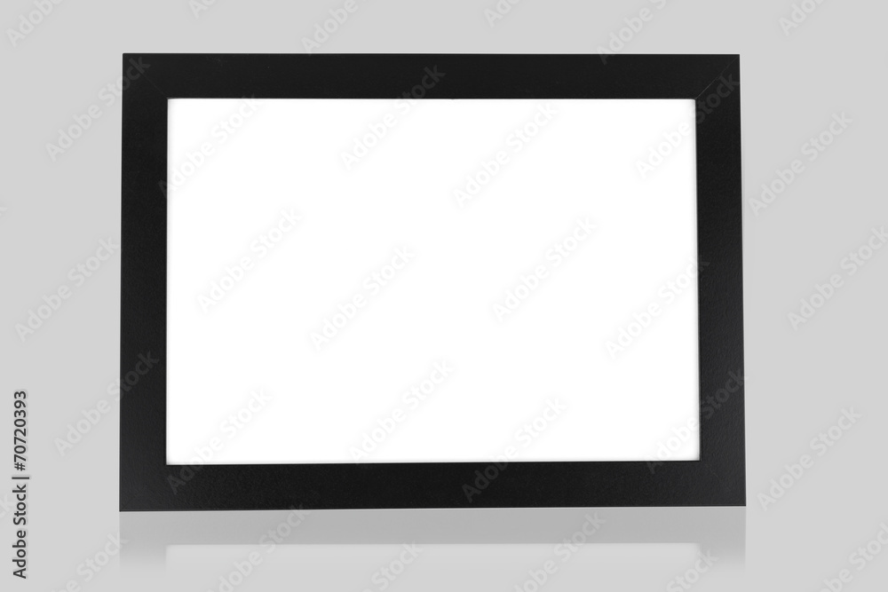 photo of black picture frame