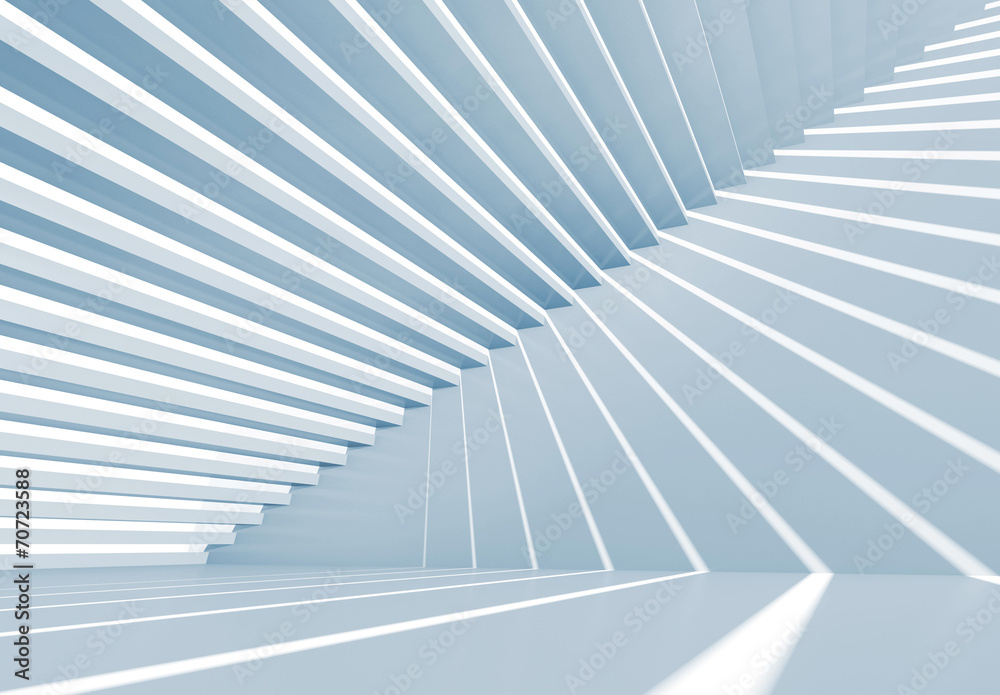 Abstract empty blue 3d interior background with staircase Abstract empty blue 3d interior background with staircase