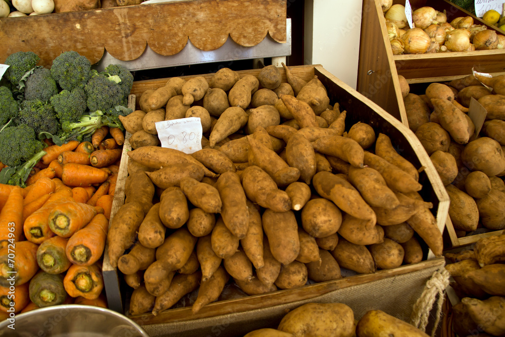 Gemüse auf dem Markt