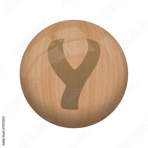 Boule de bois : y