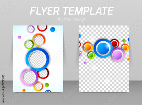 Flyer back and front design template