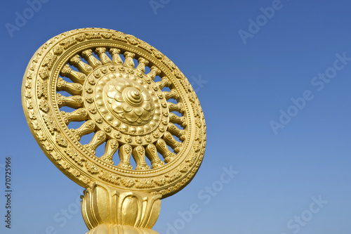 The symbol of Buddhism photo