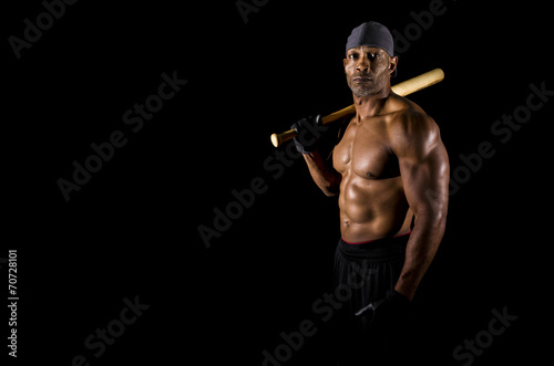 Photography Man holding baseball bat