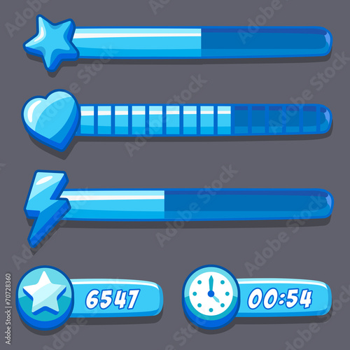 Game ice energy time progress bar