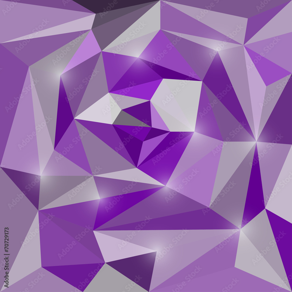 Obraz premium Abstract vector triangular geometric background