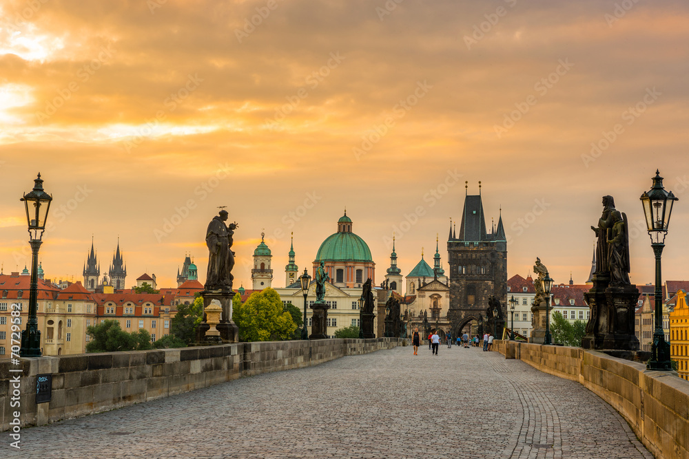 Prague ,Charles bridge