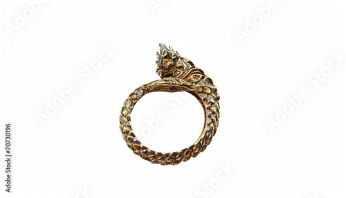 Golden Naga ring