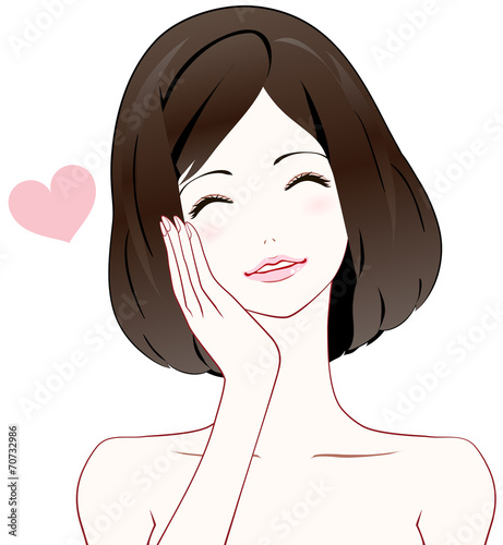 美容 あおり うっとり Stock イラスト Adobe Stock