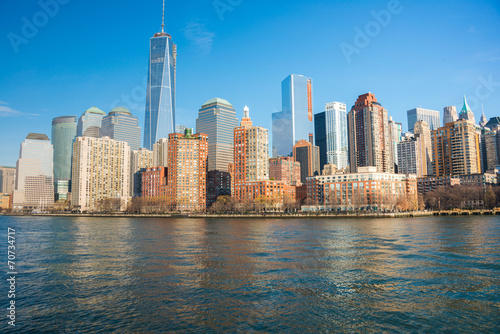 Panorama of downtown Manhattan #70734717