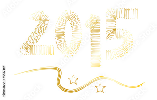Neujahr 2015 - Jahreszahl
