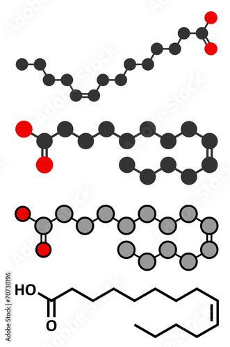 Vitamin K (K1, phylloquinone, phytomenadione) molecule. photo
