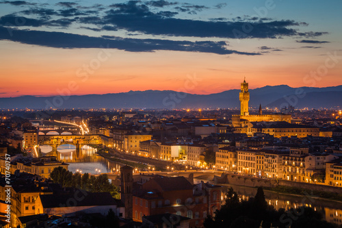 Florence Skyline after sunset © Maurizio De Mattei