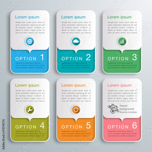 Infographics Web Banner & Label Design