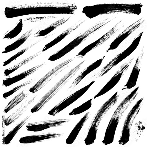 Brush Strokes set 013
