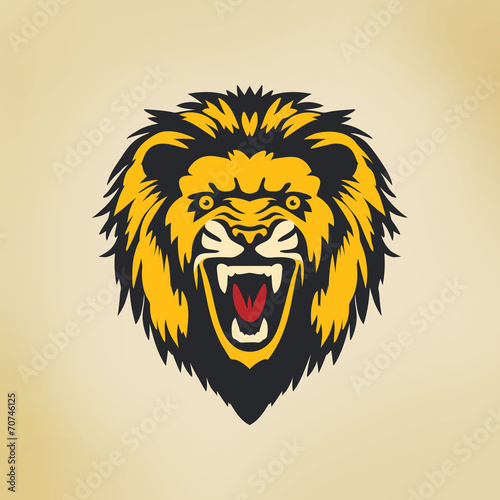Fototapeta Naklejka Na Ścianę i Meble -  Lion Head vector