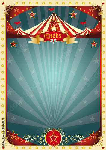 cream retro circus background