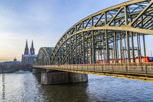 Cologne Cathedral and skyline, Germany © travelview