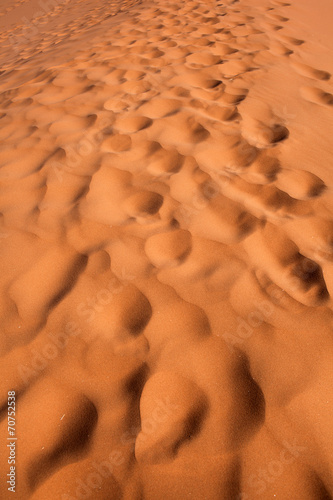Sabbia rossa del deserto