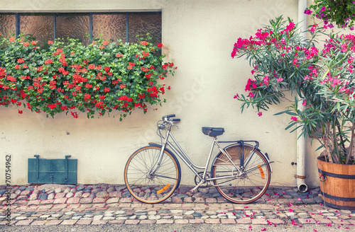 bike in France village