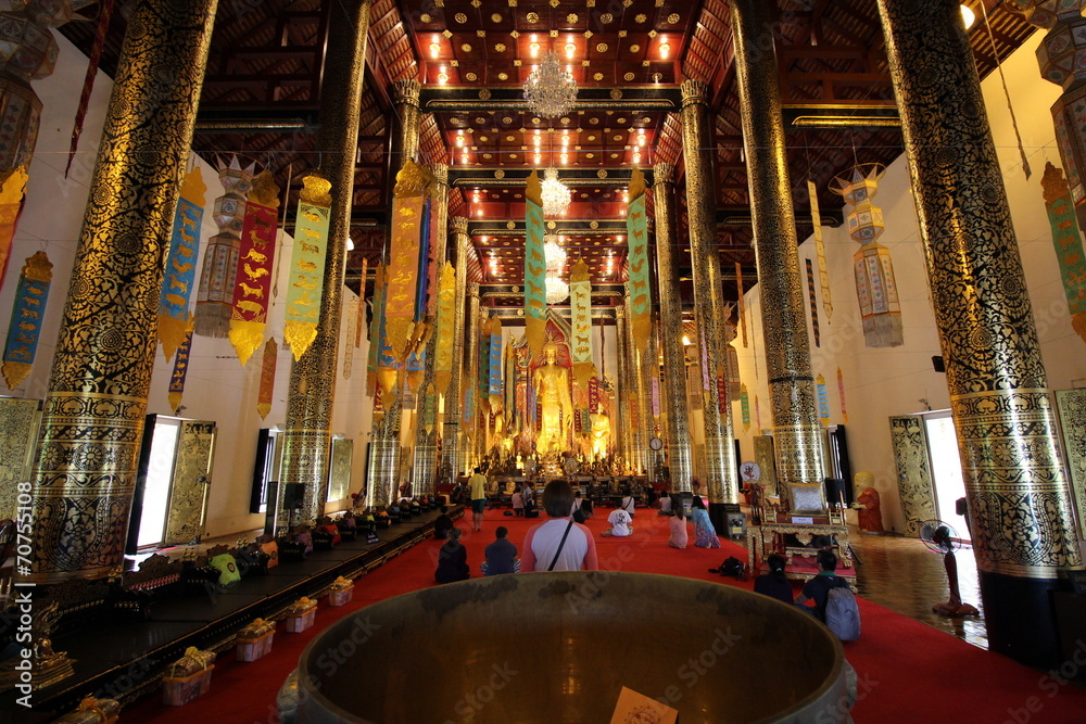 Wat Chedi Luang.Temples in ChiangMai,Thailand..