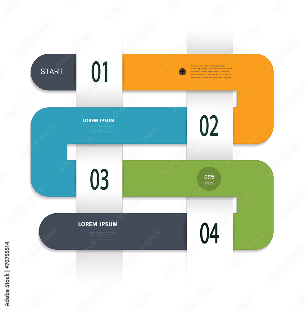 Infographic step by step template Infographic step by step template